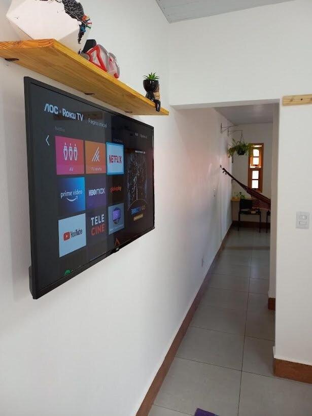 Casinha Aconchegante No Centro De Bonito I Tv, Ar-Condicionado, Bicicletas, Rede, Cozinha E Wi-Fi 20Mb Villa Luaran gambar